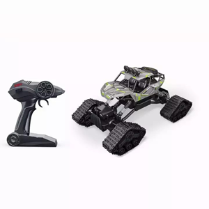 ماشین کنترلی شارژی آفرود برفی طوسی Remote Control Car off Road Track crawler 4wd Snowmobile 1:12 -اسباب بازی